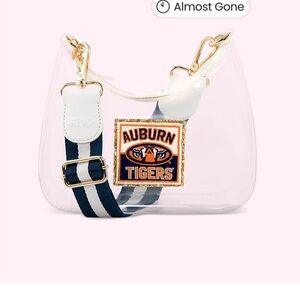 Stoney Clover Lane clear crossbody Auburn University bag.